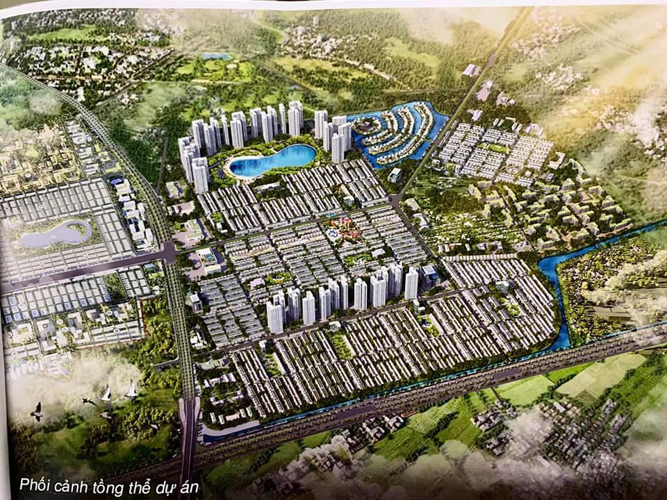 Phối cảnh tổng thể Vinhomes Dream City tại Văn Giang Hưng Yên
